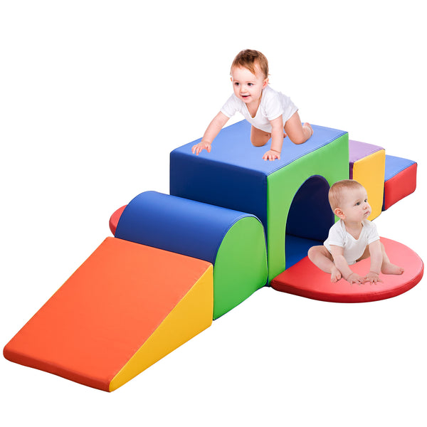 linor Foam Climbing Blocks for Toddlers, 7 Pcs Climbing Toys for Toddlers 1-3 Crawl