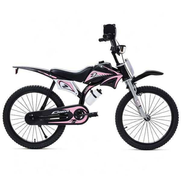 20 inch Kids Bike for Girls, Akaber Bicycles for Kids Ages 7-12 with Kickstand, Sound Maker, Bottle Design, Dashboard, Easy Assembly