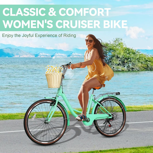 Linor 26 Inch Cruiser Bike for Women