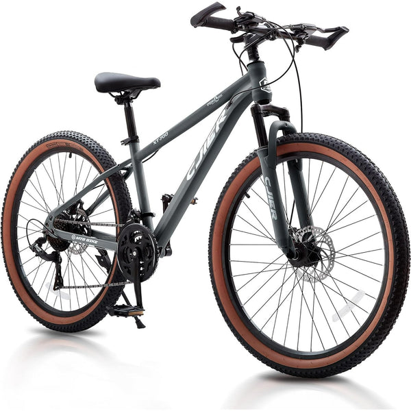 24 inch Kids Mountain Bike, DEYGIA 21 Speed MTB with Internal Cable Routing, Suspension Fork, Dual Disc Brakes - 2.125'' Tires, Easy Assembly