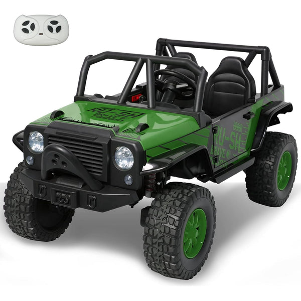 24V Ride On Toys, Akaber Kids Electric Car 5AH 2-Seater with Remote Control, Bluetooth, 4WD UTV Toy Vehicle for Boys and Girls 3-8 Years