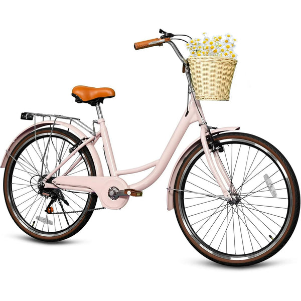 Linor 24 Inch Beach Cruiser Bike for Women