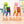 Stackable School Chairs, Colorful Kids Plastic Chair for Toddlers with 12'' Seat, Kids Flexible Seating for Classroom Elementary, School, Daycare, Outdoor, Classroom Furniture