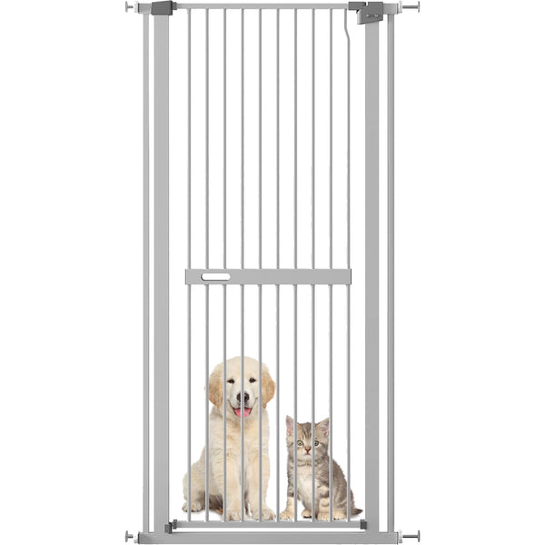 60" Extra Tall Safety Baby Gate Cat Gate for Doorway Auto Close