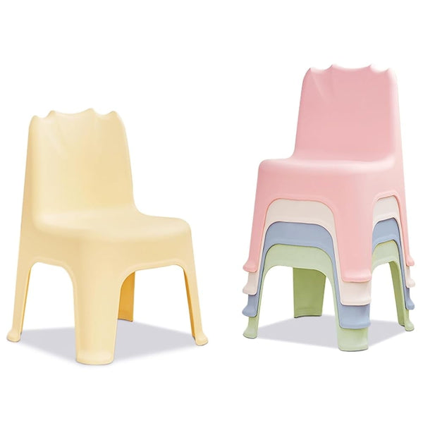 5 Pack Stools for Classroom, Wanan 11" H Stackable Colorful Nesting Plastic Stool, Chairs Flexible Seating for School, Home