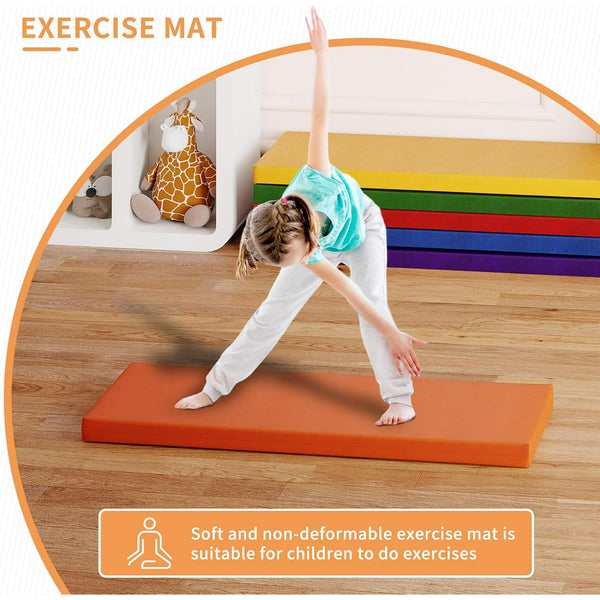 Wanan Nap Mats, 6Pcs Toddler Nap Rest Mats for Daycare Preschool, Kids Rest Mat 2 Inch Suitable for Girls Boys, Toddler Portable Bed Great for Travel and Home