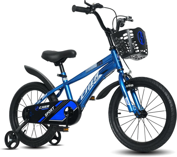 14" Kids Bikes for Girls and Boys, DEYGIA Kids' Bicycles with Training Wheels, Ages 3-5 Years