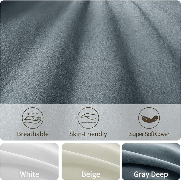 Akaber 100" U-Shaped Cloud Sectional Sofa, Modular Velvet Convertible Sofa Bed with Storage,Plush Living Room Couch (Grey)