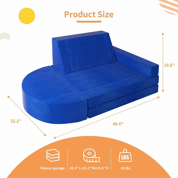 Kids Couch, Playroom Couch(5 Pcs)