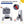 Folding Pet Stroller Grey, 3 In 1 Multifunction Pet Storage Basket Dog Stroller, Lightweight Dog Carrier with Adjustable Cover