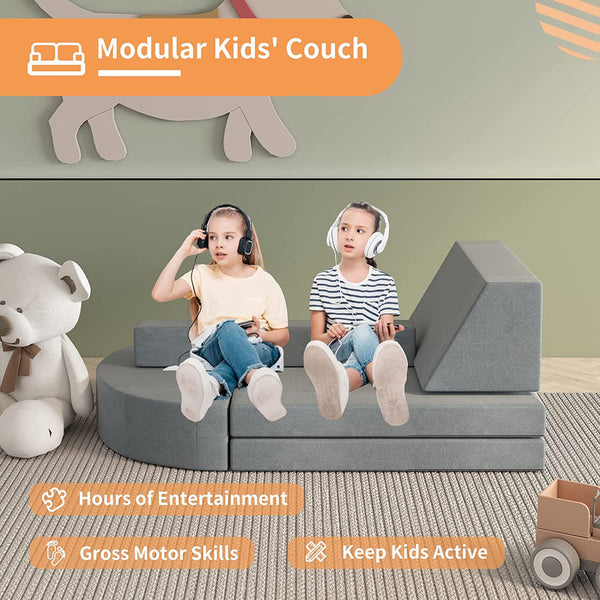 Kids Couch, Playroom Couch(5 Pcs)