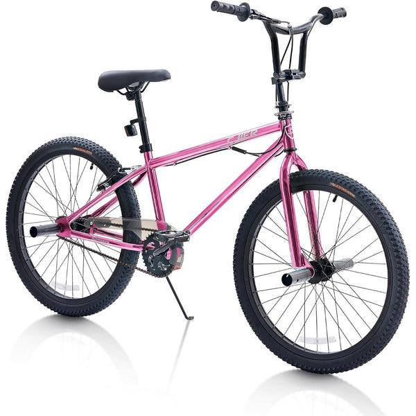Akaber 24 Inch Bike, BMX Bikes for 6-14, Bike with 4 Pegs, High-Carbon Steel BMX Frame, 360° Handlebar Rotation