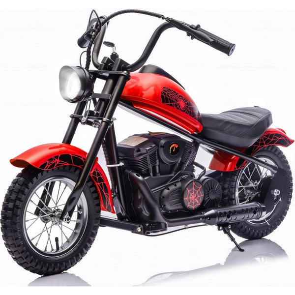 Akaber 24V Electric Dirt Bike for Kids, Motor Kids Dirt Bike, 250W Ride On Motorcycle up to 15 mph, Power Display, Rear Suspension, Hand Brake