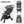 Lightweight Baby Stroller, Gravity Automatic One-Hand Fold Travel Stroller for Baby and Toddlers 0-3, Ultra Compact Stroller for Airplane with Adjustable Backrest, Canopy and Footrest