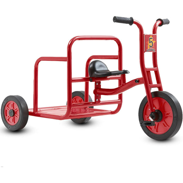 DEYGIA Toddler Tricycle for Kids Ages 3+, 3-in-1 Trike Bike with Non-Slip Pedals & Airless Rubber Wheels, Balance Training Bike for Boys Girls, Ideal for Outdoor Playground and Daycare
