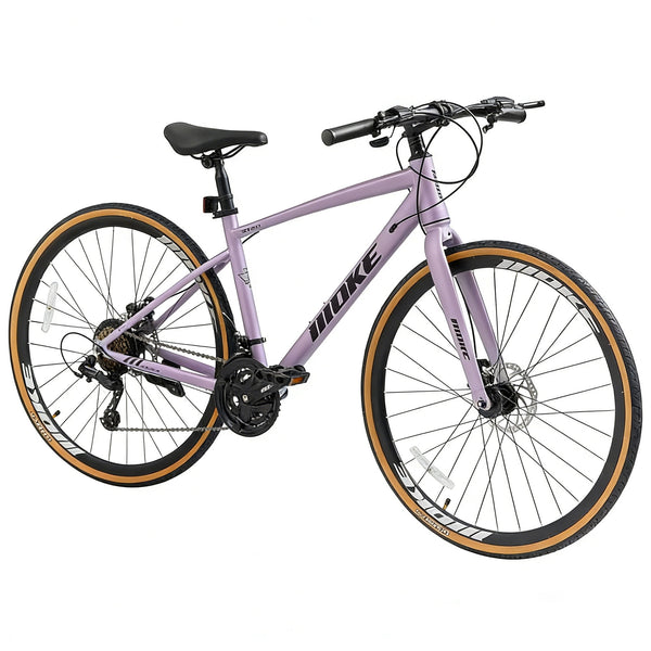 Hybrid Bike for Adults, Akaber 24-Speed 700C Women Road Bike, Lightweight Adult Bicycle