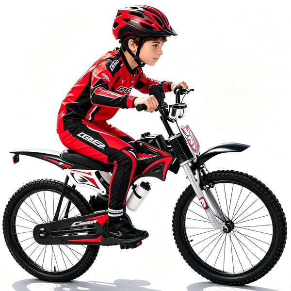 ICEELF 12/16/20 Inch Kids Bike for Boys and Girls Ages 3-12, Children's Bicycle with Training Wheels or Kickstand, Sound Maker, Number Plate, Dashboard, Bottle Holder, Easy Assembly