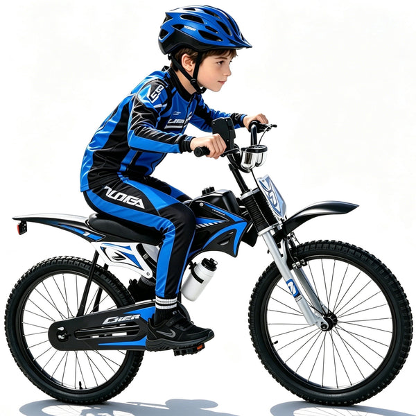 ICEELF 20 inch Kids Bike for Boys Girls Ages 3-12, Kickstand, Sound Maker, Number Plate, Dashboard, Bottle Holder