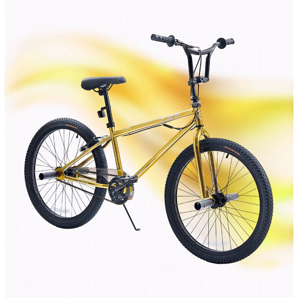 ICEELF 20/24'' BMX Bike for Kids 6-14, Boys & Girls Bicycle with 4 Pegs, High-Carbon Steel Frame, 360° Handlebar Rotation