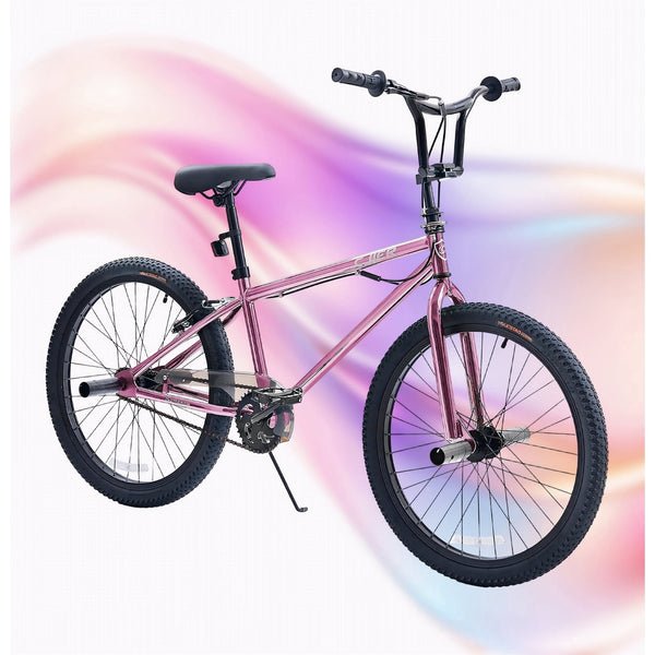 ICEELF 20/24'' BMX Bike for Kids 6-14, Boys & Girls Bicycle with 4 Pegs, High-Carbon Steel Frame, 360° Handlebar Rotation