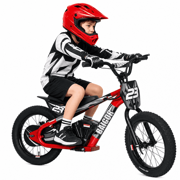 ICEELF 250w Electric Dirt Bike for Kids 8-12, 24v Detachable Battery Electric Balance Bike, 16" Tires, up to 15mph Kids Electric Bike for Outdoor Riding