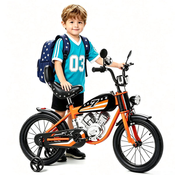 ICEELF 12 inch Kids Bike for Boys & Girls Ages 2-9, Bicycle with Training Wheels, Multi Color
