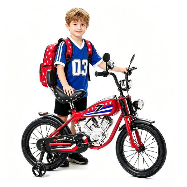 ICEELF 16 inch Kids Bike for Boys & Girls Ages 2-9, Bicycle with Training Wheels, Multi Color