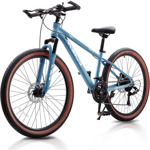 NEORIVER 20 Inch Kids Mountain Bike, 21-Speed Bikes for Boys with Disc Brakes, Suspension Fork & Tool-Free Assembly