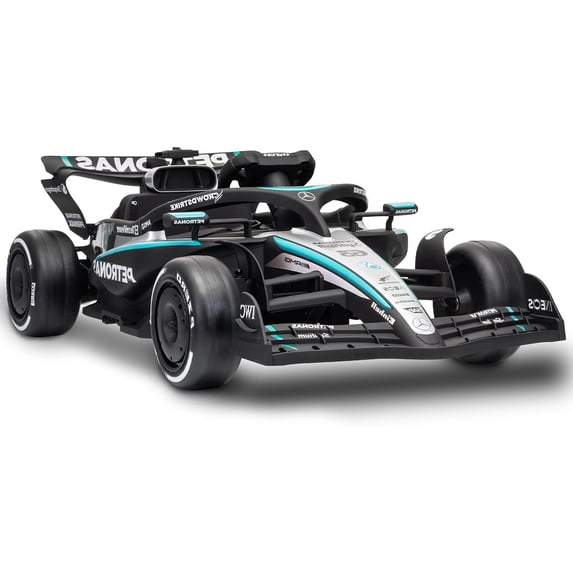 Licensed Mercedes-AMG F1 W16 24V Kids Electric Ride-On Car, 200W Motor, LED Lights, Music, Spring Suspension & Durable Tires