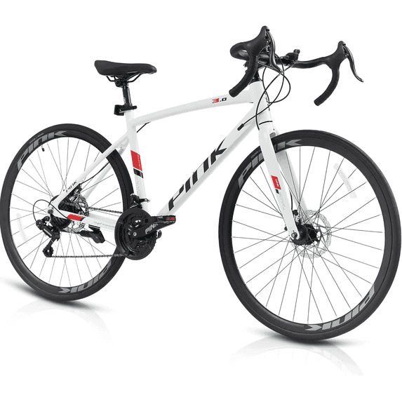 NEORIVER Men's 700C 21-Speed Road Bike, Shimano Gears & Aluminum Frame - Urban Commuter Hybrid