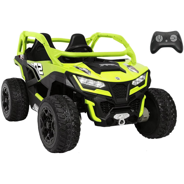 24V 10AH 2 Seater Electric Ride on Car for Kids with Remote Control, Akaber 4WD/AWD Ride on Toys for Kids 3-10 Years