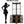 Corner Bar Cabinet with RGB LED Lights and Power Outlet, 63 Inch, 5-Tier Industrial Corner Wine Cabinet with Glass Holder, Corner Liquor Cabinet for Home, Coffee Bar Cabinet